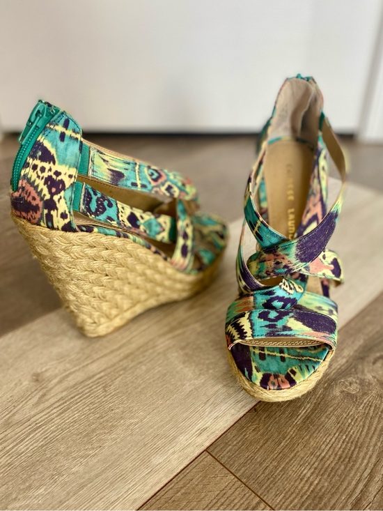 Chinese Laundry Shoes - CHINESE LAUNDRY MILKSHAKE WEDGE PLATFORM SANDALS